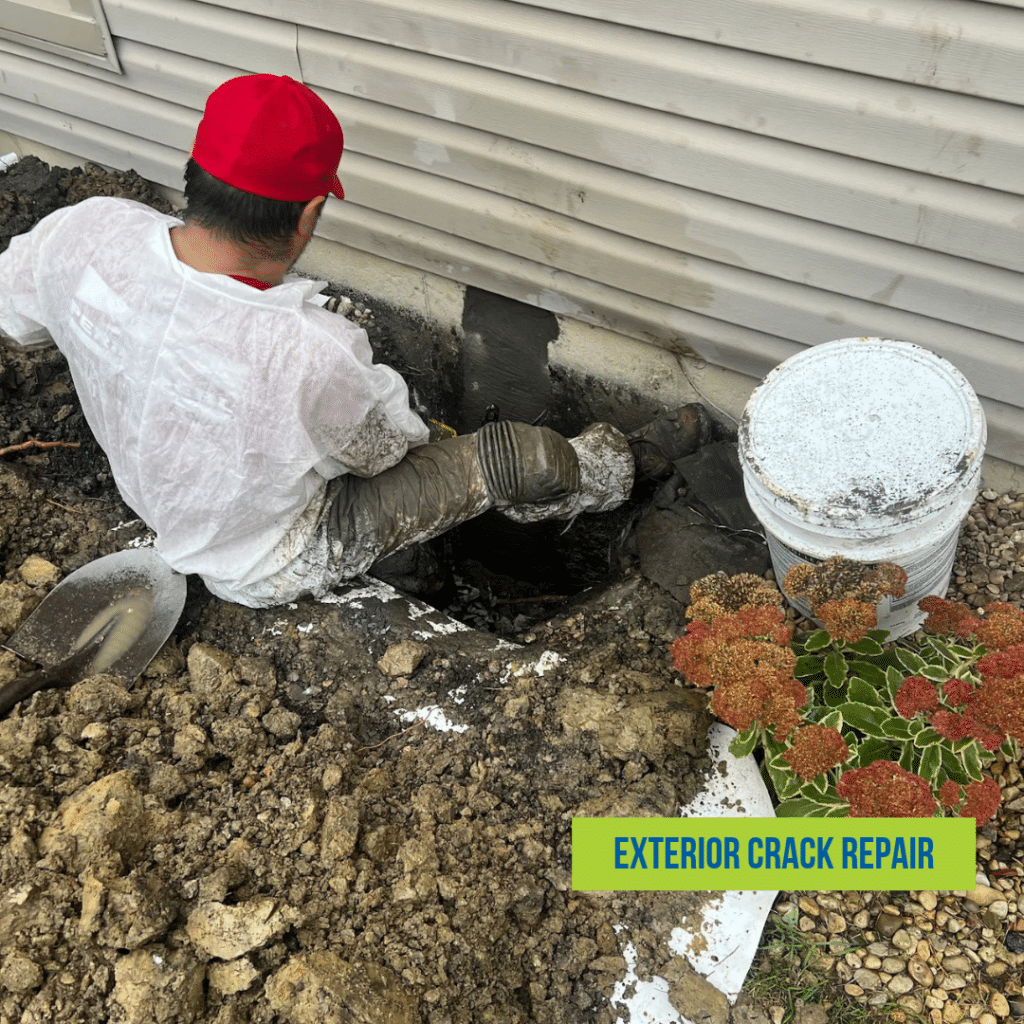 Exterior Crack Repair Process in Burr Ridge