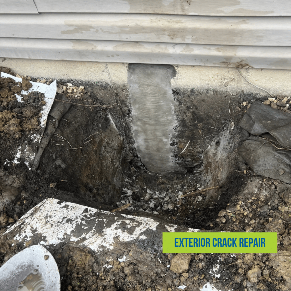 Exterior Crack Repair Process in Burr Ridge