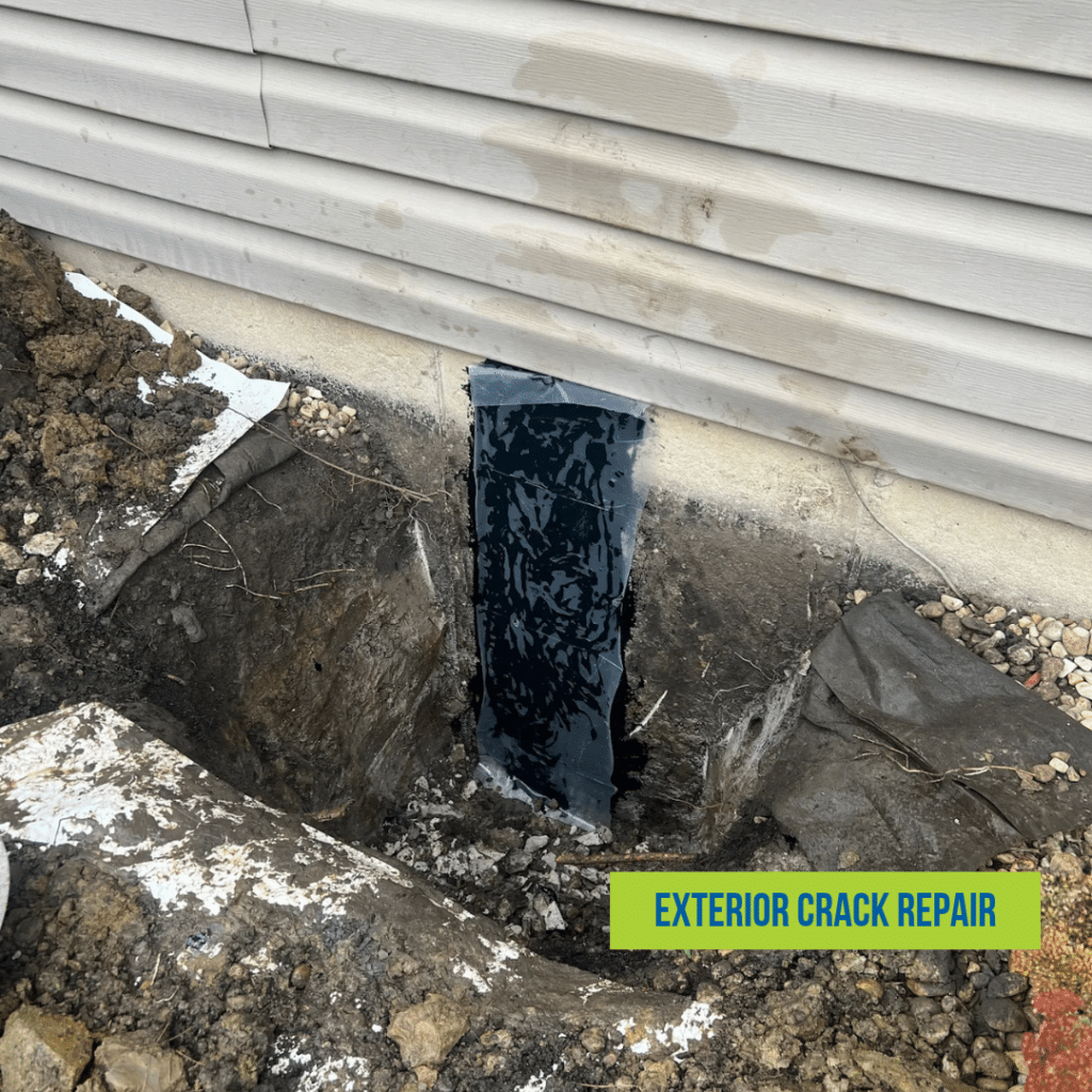 Exterior Crack Repair Process in Burr Ridge